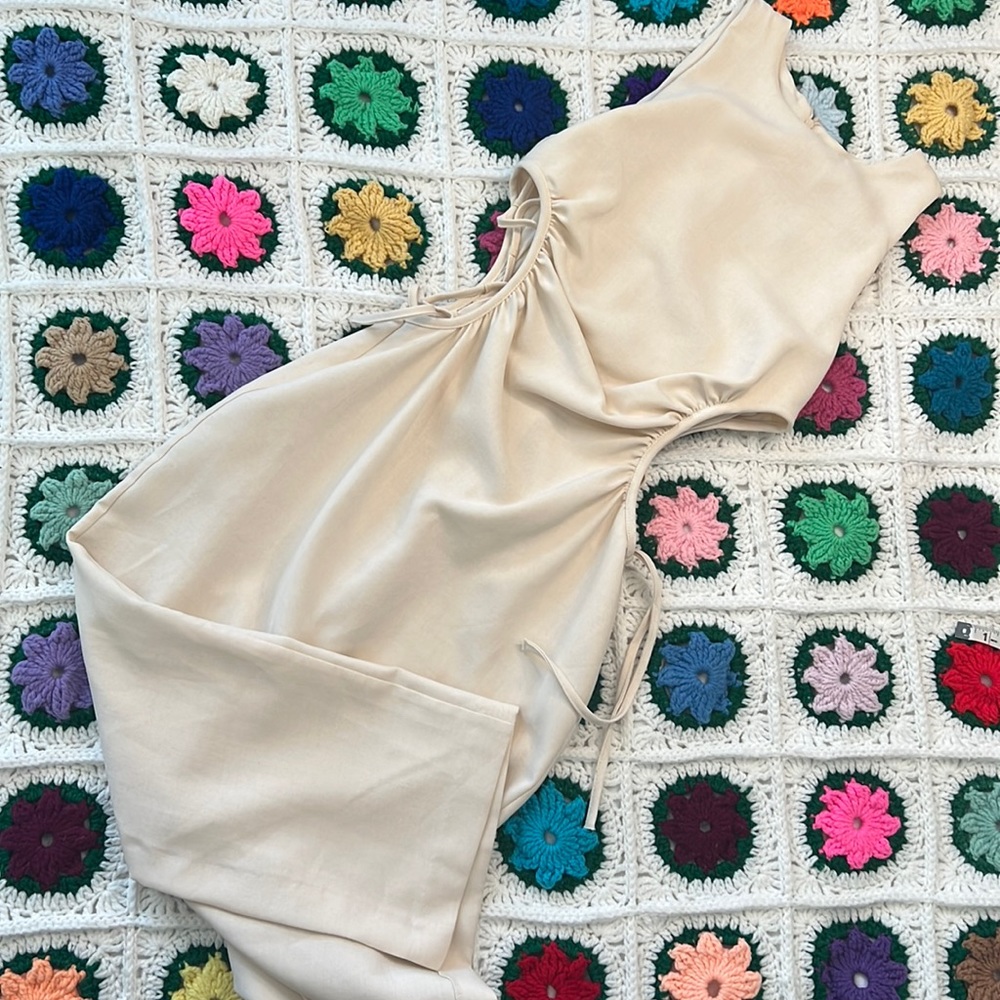 Zara Beige Maxi dress